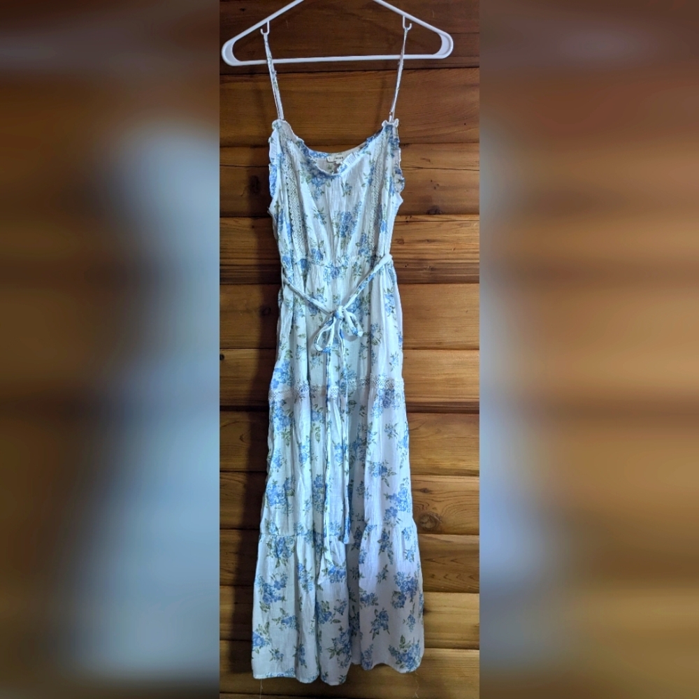 Mine Floral Dress, Size Large